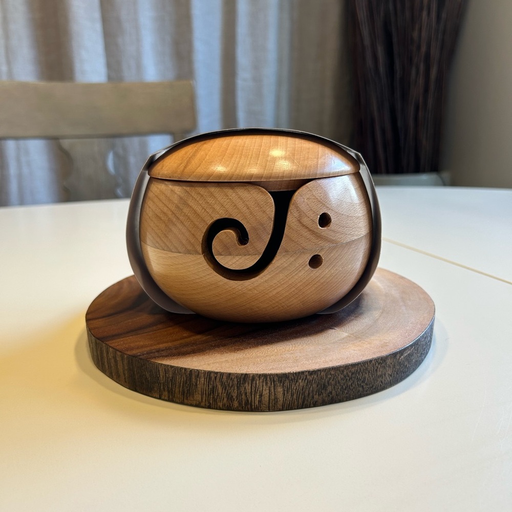 Knit and Crochet Wooden Yarn Bowl Joann